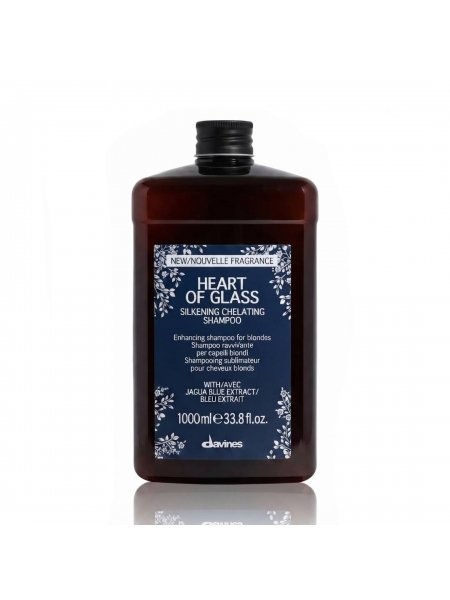 Шампунь Davines Heart Of Glass Silkening Shampoo для світлого і блонд волосся, 1000 мл