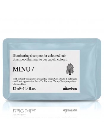 Шампунь Davines Minu Essential Haircare Shampoo для окрашенных волос, 12 мл (саше)