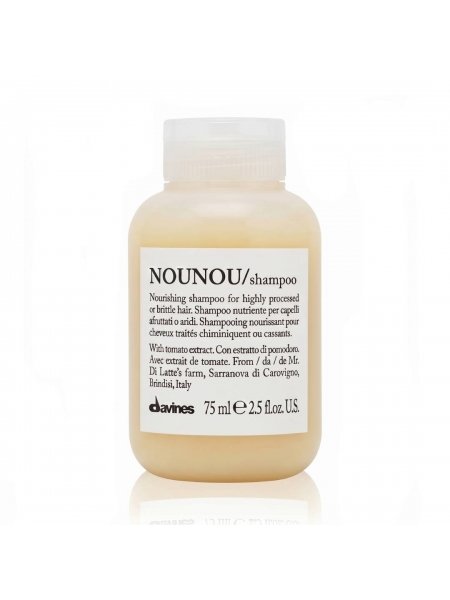 Шампунь Davines NOUNOU Shampoo питательный для уплотнения волос, 75 мл