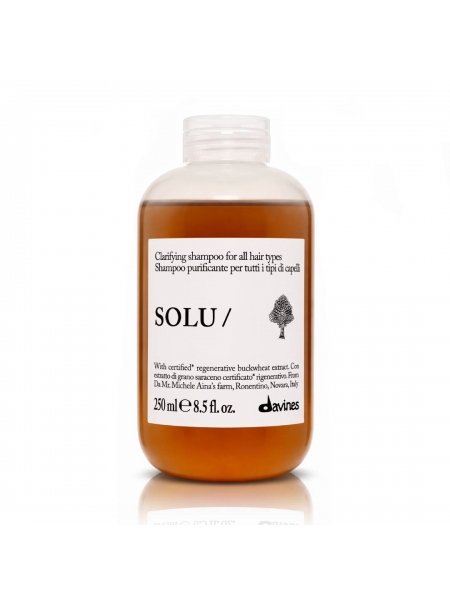 Шампунь Davines Solu Shampoo для глубокого очищения волос, 250 мл