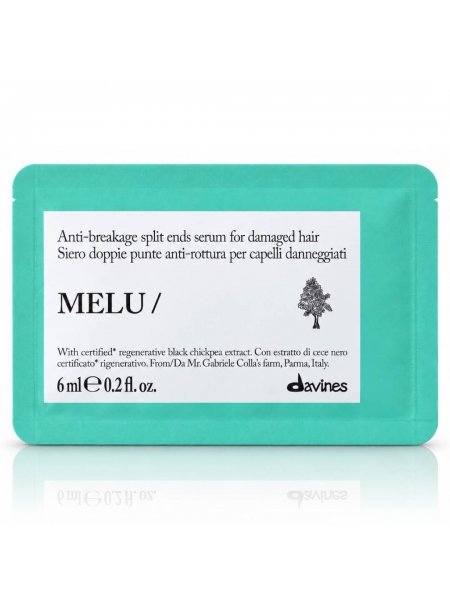 Сироватка Davines Melu Anti-breakage Serum проти ламкості і посічених кінчиків волосся, 6 мл (саше)