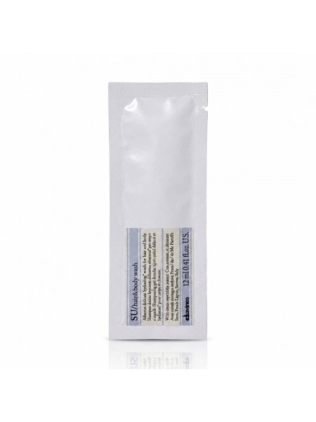 Шампунь Davines SU Hair And Body Wash для тела и волос после солнца саше, 12 мл