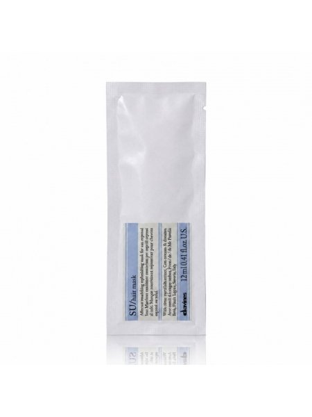 Увлажняющая маска Davines SU Hair Mask для питания волос после солнца, саше 12 мл