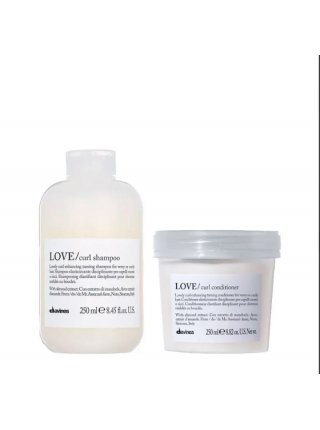 Набір Davines LOVE Curl шампунь та кондиціонер для кучерявого волосся, 2х250 мл