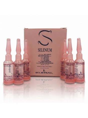 Kleral System Selenium Dermin-Plus Ampolla ампула проти випадіння волосся, упаковка 10х6,5 мл