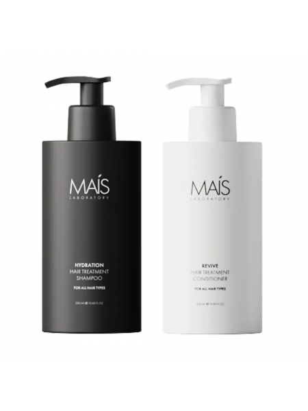 Набор Mais Hydration Hair Treatment DUO шампунь и кондиционер для увлажнения сухих волос 2х300 мл