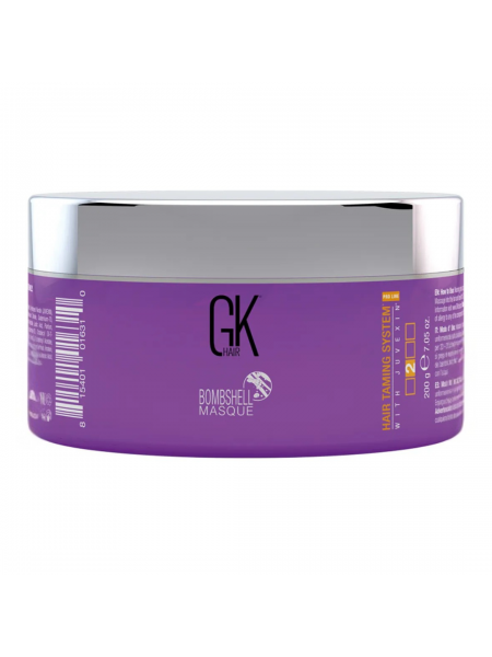 Маска с блонд оттенком для окрашенных волос GKhair (Global Keratin) Ultra Blonde Bombshell Маsque 200 г