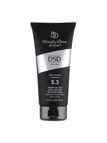Маска DSD De Luxe 5.3 Dixidox Steel and Silk Treatment Mask для восстановления и увлажнения поврежденных волос 200 мл