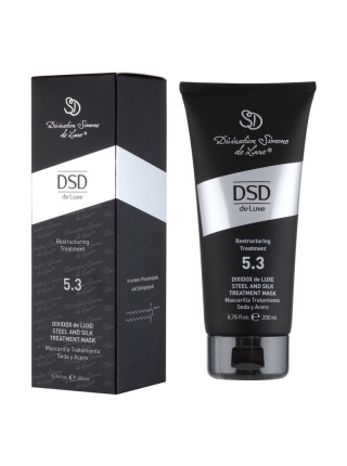 Маска DSD De Luxe 5.3 Dixidox Steel and Silk Treatment Mask для відновлення та зволоження пошкодженого волосся 200 мл