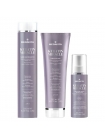 Набір Medavita Keratin Miracle Sleek Hair TRIO шампунь, маска, спрей для пухнастого та неслухняного волосся 250/150/150 мл