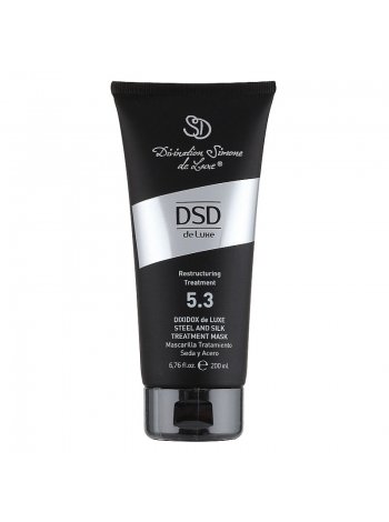 Маска DSD De Luxe 5.3 Dixidox Steel and Silk Treatment Mask для відновлення та зволоження пошкодженого волосся 200 мл