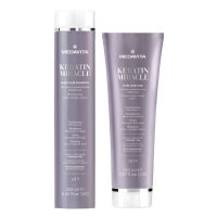 Набір Medavita Keratin Miracle Sleek Hair DUO шампунь і маска для пухнастого та неслухняного волосся 250/150 мл