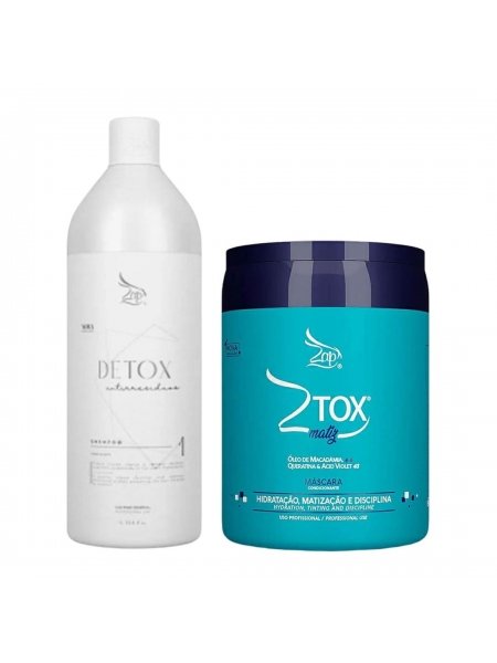 Набор ботокса для волос Zap Botox Matizador Bluetox, 100/200 г (разлив)