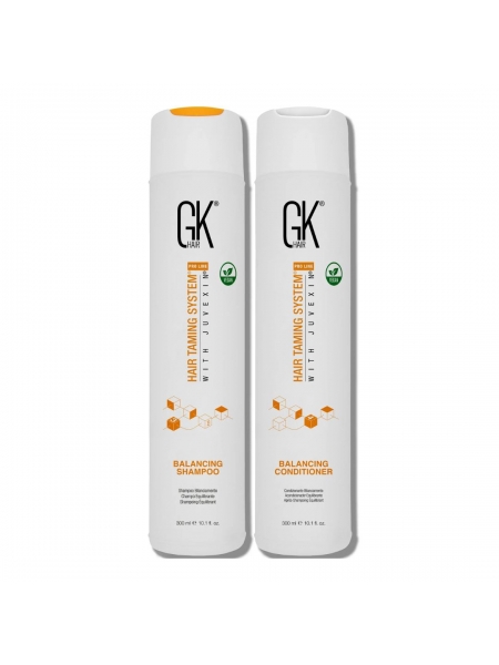 Набор GKhair Global Keratin Balancing балансирующие шампунь и кондиционер, 2х300 мл