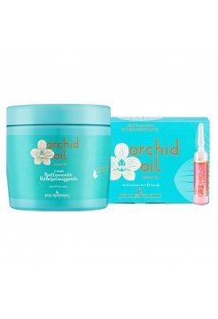 Набор KLERAL System DUO Orchid маска и ампулы с маслом орхидеи для сухих волос 500/100 мл