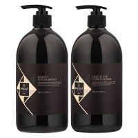 Набор "Жидкий Шелк" Hadat Liquid Silk DUO шампунь и кондиционер для восстановления блеска и гладкости волос 2х800 мл