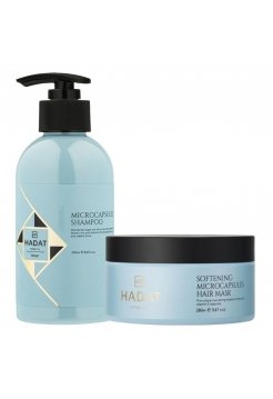 Набір Hadat Microcapsules DUO шампунь і маска для пошкодженого волося з мікрокапсулами 250/280 мл