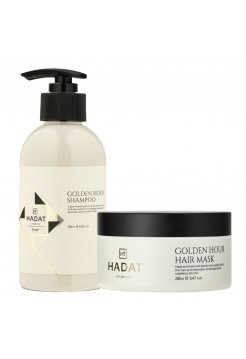 Набір Hadat Golden Hour DUO шампунь і маска для фарбованого та освітленого волосся 250/280 мл