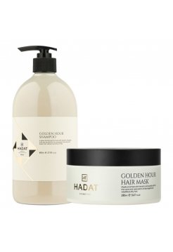 Набір Hadat Golden Hour DUO шампунь і маска для фарбованого та освітленого волосся 800/280 мл