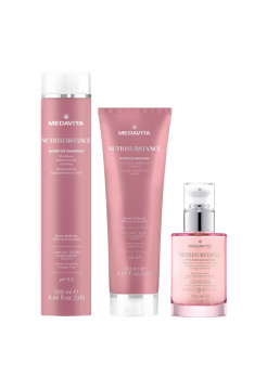 Набір Medavita Nutrisubstance TRIO-1 шампунь, маска, крем для живлення та зволоження сухого волосся 250/150/100 мл