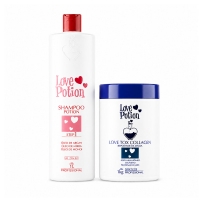 Набор ботекса Love Potion Love Tox Collagen для восстановления и разглаживания волос, 2х1000 мл