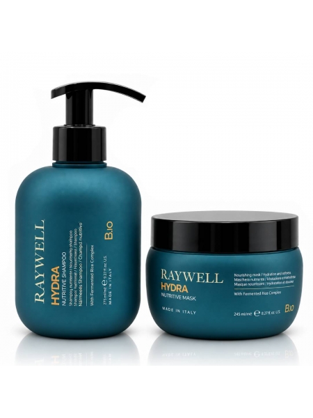 Набір Raywell B.io HYDRA Nutritive шампунь і маска для живлення сухого волосся, 275+245 мл
