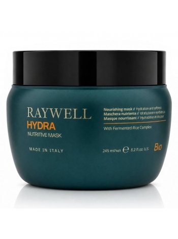 Маска Raywell B.io HYDRA Nutritive Mask для питания сухих волос с комплексом ферментированного риса (RR642), 245 мл