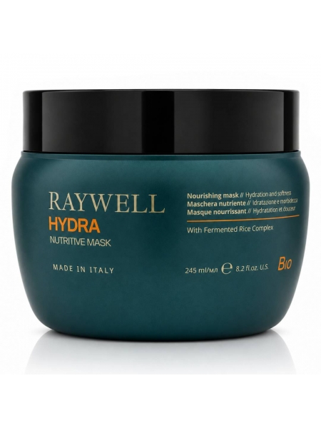 Маска Raywell B.io HYDRA Nutritive Mask для питания сухих волос с комплексом ферментированного риса (RR642), 245 мл