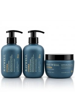 Набір Raywell B.io HYDRA Nutritive TRIO шампунь, кондиціонер і маска для живлення сухого волосся, 2х275+245 мл