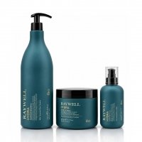 Набір Raywell B.io HYDRA Nutritive TRIO шампунь, маска і флюїд для живлення сухого волосся, 500+300+100 г (розлив)