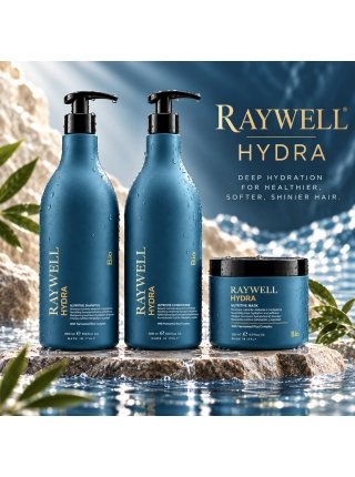 Набір Raywell B.io HYDRA Nutritive TRIO шампунь, кондиціонер і маска для живлення сухого волосся, 2х1000+500 мл