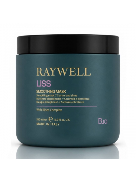 Маска Raywell B.io LISS Smoothing Mask With Ribes Complex для контроля и блеска пушистых волос (RR653), 500 мл
