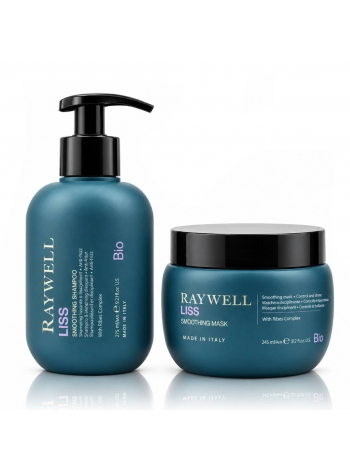 Набір Raywell B.io LISS Smoothing DUO шампунь і маска для розгладжування пухнастого волосся, 275+245 мл