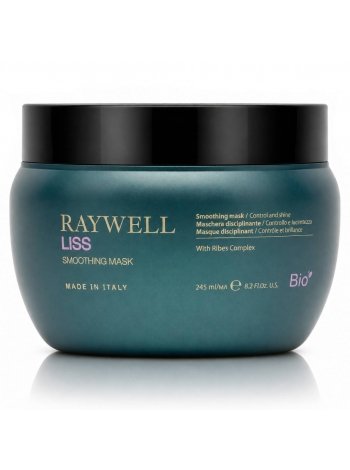 Маска Raywell B.io LISS Smoothing Mask With Ribes Complex для контролю і блиску пухнастого волосся (RR652), 245 мл