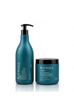 Набор Raywell B.io LISS Smoothing DUO шампунь и маска для разглаживания пушистых волос, 1000+500 мл