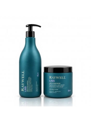 Набор Raywell B.io LISS Smoothing DUO шампунь и маска для разглаживания пушистых волос, 1000+500 мл