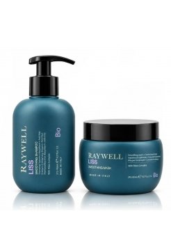 Набір Raywell B.io LISS Smoothing DUO шампунь і маска для розгладжування пухнастого волосся, 275+245 мл