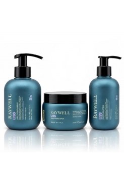 Набір Raywell B.io LISS Smoothing TRIO шампунь, маска і крем для розгладжування пухнастого волосся, 275+245+200 мл