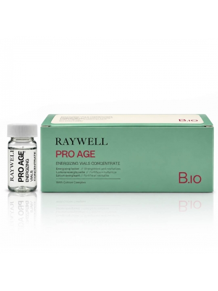 Інтинсивний енергізувальний лосьон Raywell B.io Pro Age Energizing Lotion для стимуляції росту волосся упаковка (RR661), 10х10 мл