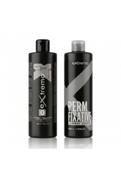 Extremo Permanent Waving Hair Strong (0) набор для биозавивки натуральных и жестких волос (EX110/EX121), 100+200 г (разлив)