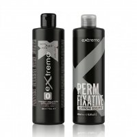 Extremo Permanent Waving Hair Strong (0) набір для біозавивки для натурального і жорсткого волосся (EX110/EX121), 2х500 мл