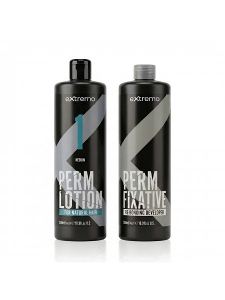 Extremo Waving Hair Medium (1) набор для биозавивки для окрашенных и тонких волос (EX111/EX121), 150+300 г (разлив)