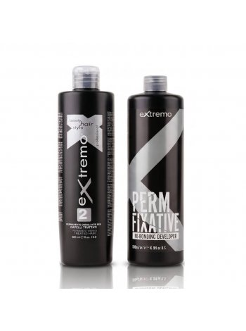 Extremo Waving Treated Hair (2) набор для биозавивки ослабленных и поврежденных волос (EX112/EX121), 100+200 г (разлив)