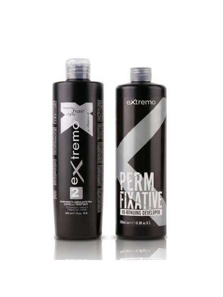 Extremo Waving Treated Hair (2) набор для биозавивки ослабленных и поврежденных волос (EX112/EX121), 100+200 г (разлив)