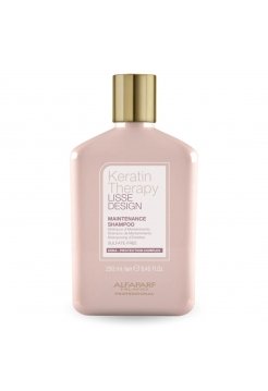 Кератиновий шампунь Alfaparf Milano Lisse Design Keratin Therapy Shampoo для блиску та шовковистості волосся, 250 мл