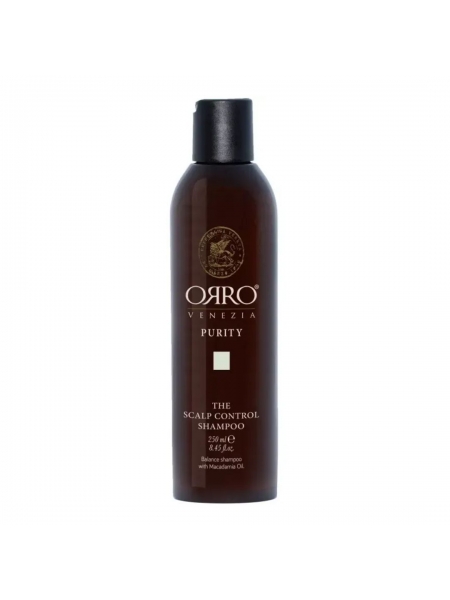 Балансирующий шампунь ORRO Venezia Purity The Scalp Control Shampoo для жирных волос и кожи головы 250 мл