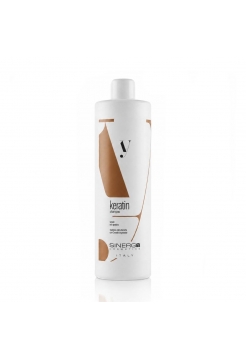 Шампунь Sinergy Keratin Shampoo Y 4.1 для реконструкции поврежденных волос с кератином, 500 мл