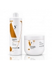 Набір Sinergy Keratin DUO L1 шампунь і маска для пошкодженого волосся з кератином, 2x500 мл