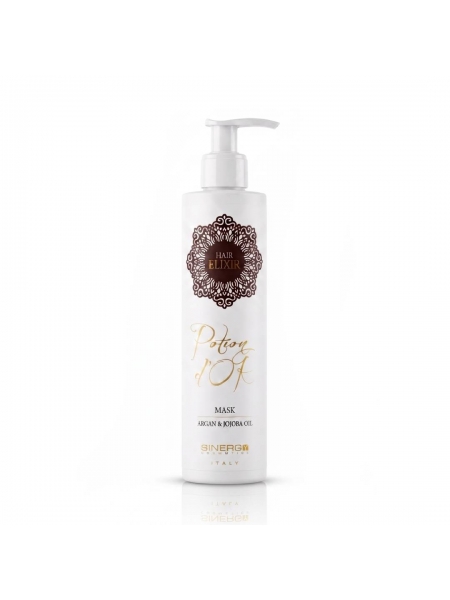 Sinergy Potion D'or Mask маска з олією аргани і жожоба для живлення і відновлення пошкодженого волосся, 250 мл