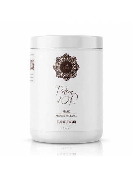 Sinergy Potion D'or Mask маска з олією аргани і жожоба для живлення і відновлення пошкодженого волосся 1000 мл